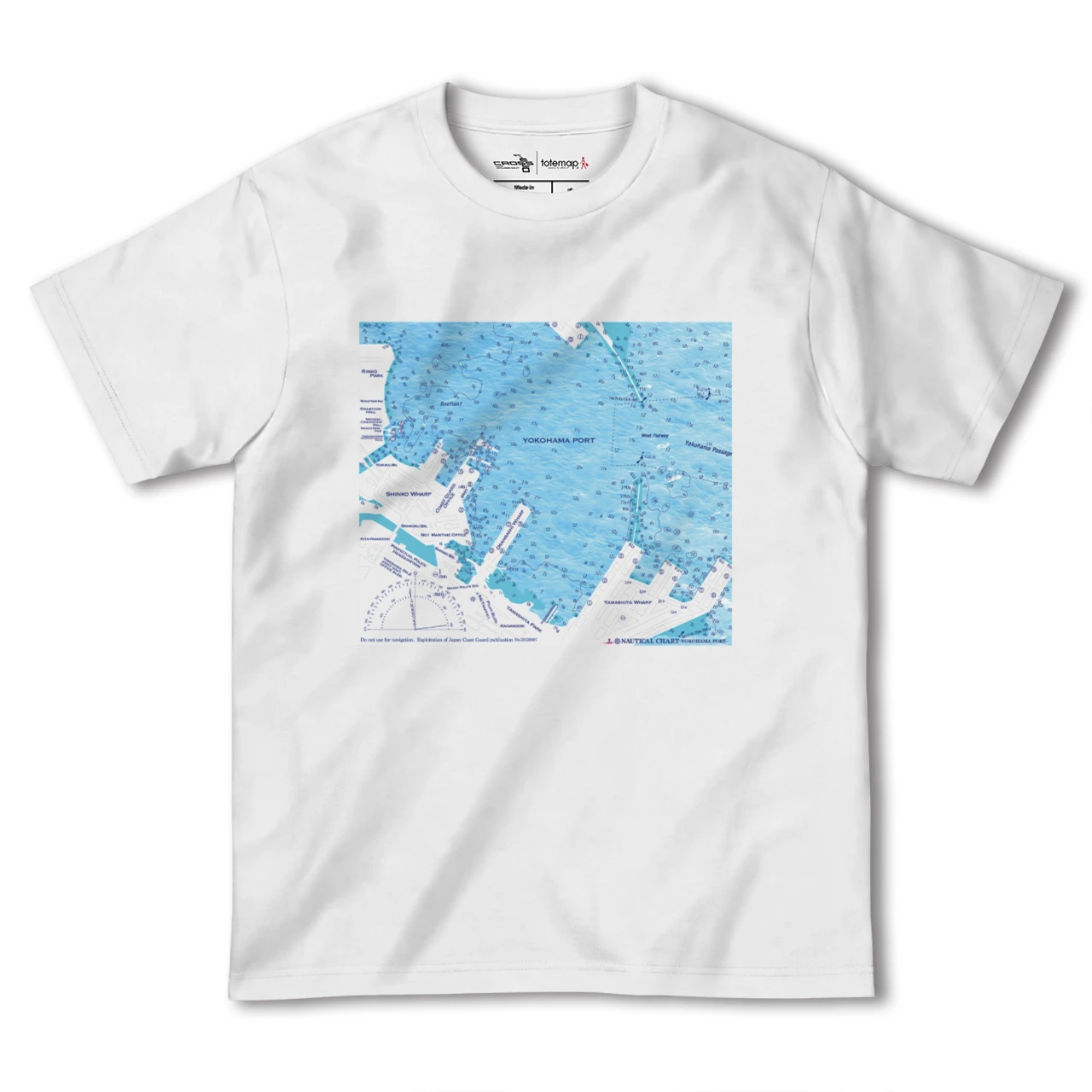 【横浜港(神奈川県)】海図Tシャツ