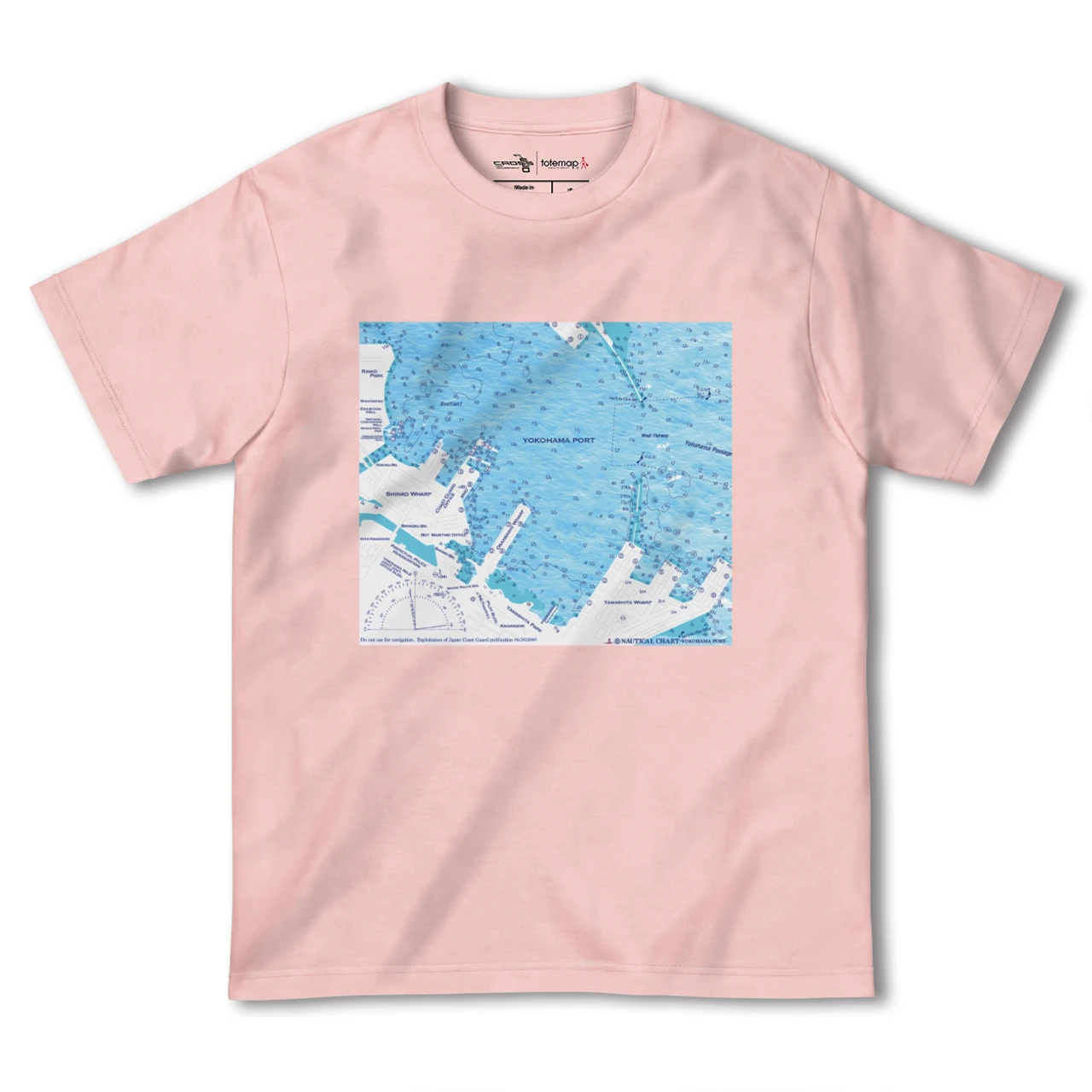 【横浜港(神奈川県)】海図Tシャツ