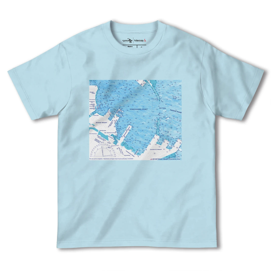 【横浜港(神奈川県)】海図Tシャツ