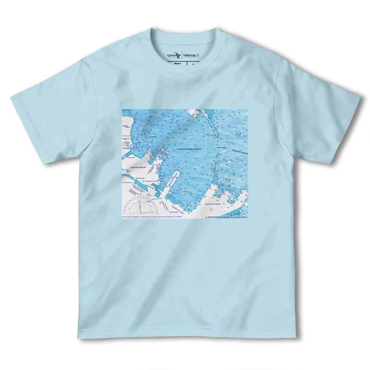 【横浜港(神奈川県)】海図Tシャツ