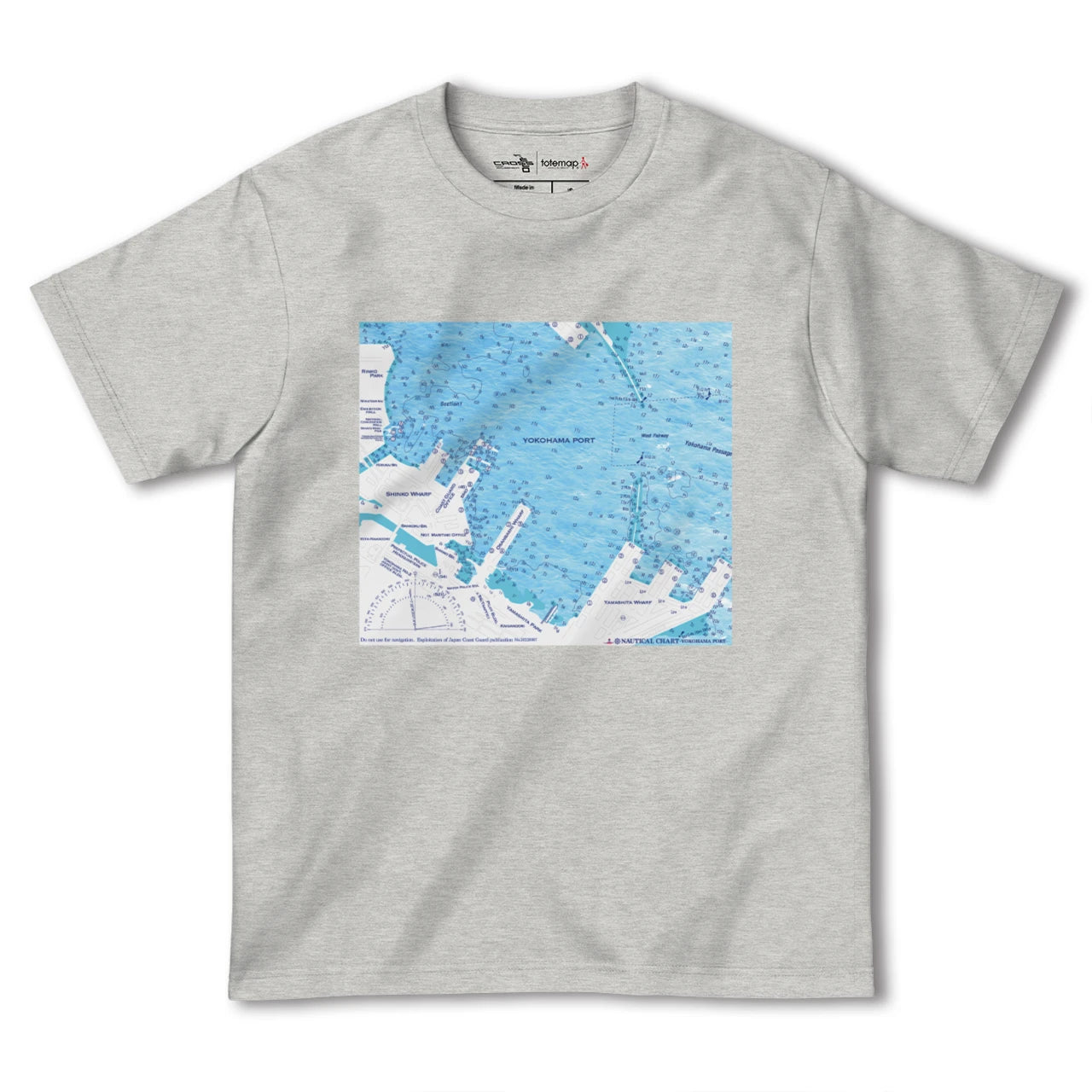 【横浜港(神奈川県)】海図Tシャツ