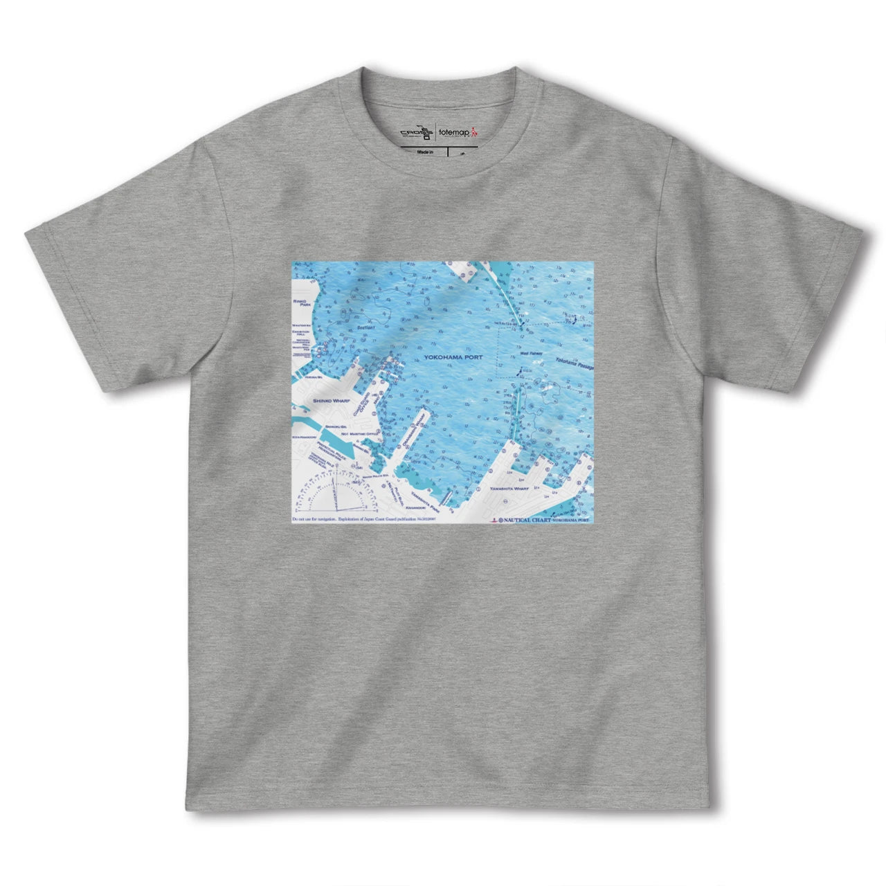【横浜港(神奈川県)】海図Tシャツ