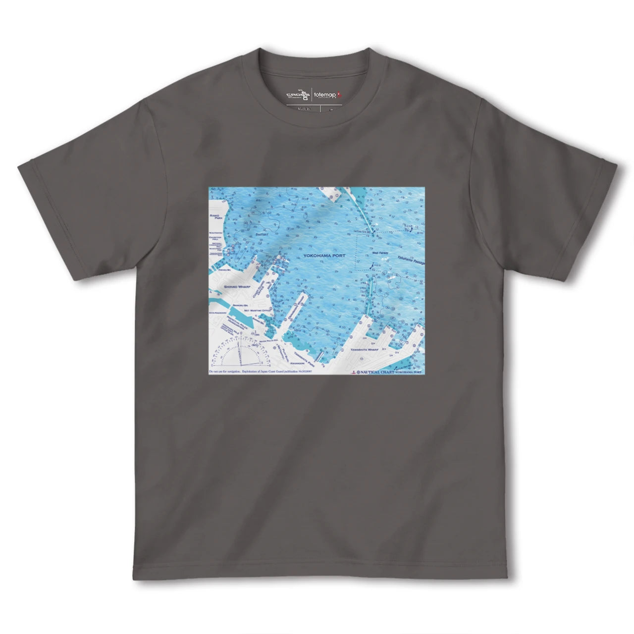 【横浜港(神奈川県)】海図Tシャツ
