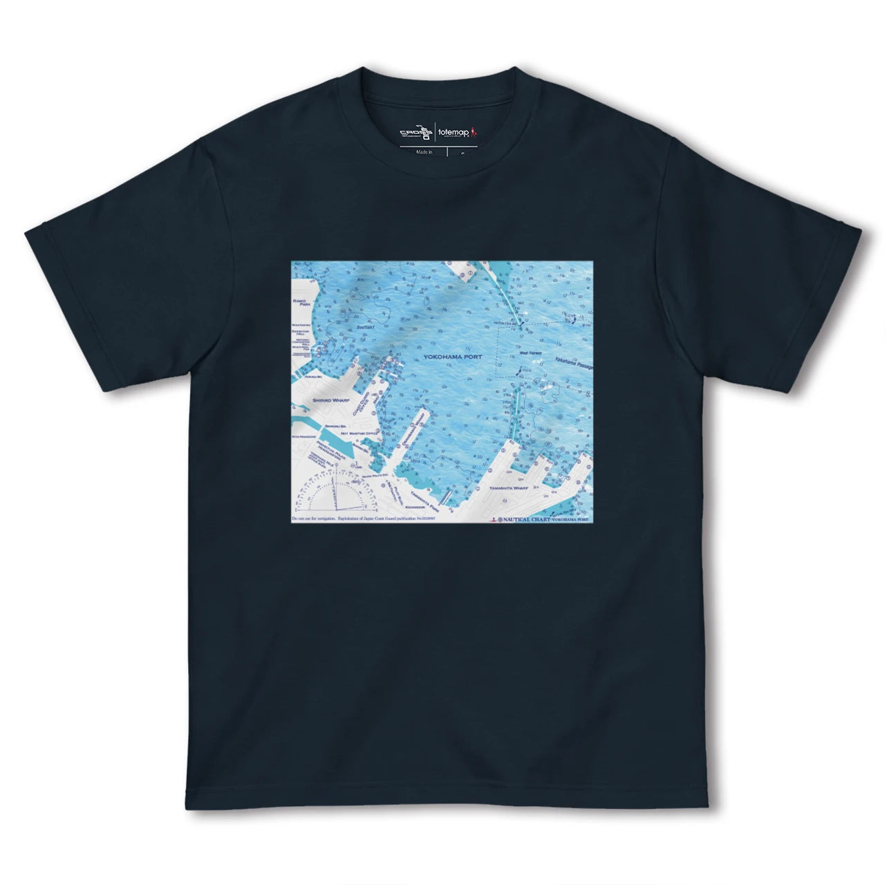 【横浜港(神奈川県)】海図Tシャツ