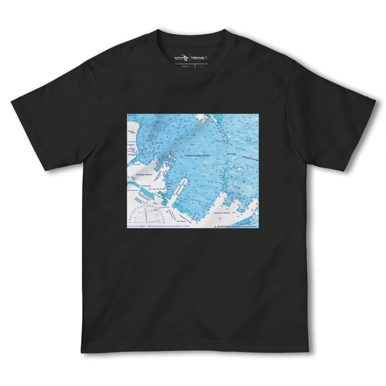 【横浜港(神奈川県)】海図Tシャツ