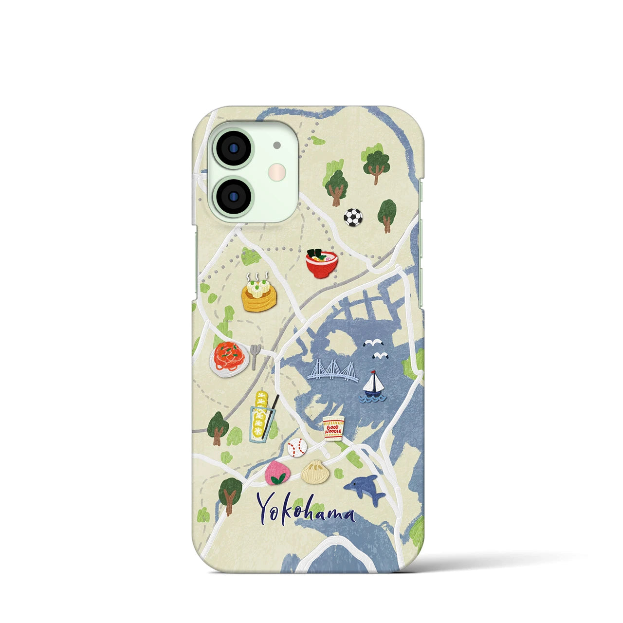 【横浜】Walk & Eat iPhoneケース(バックカバータイプ)