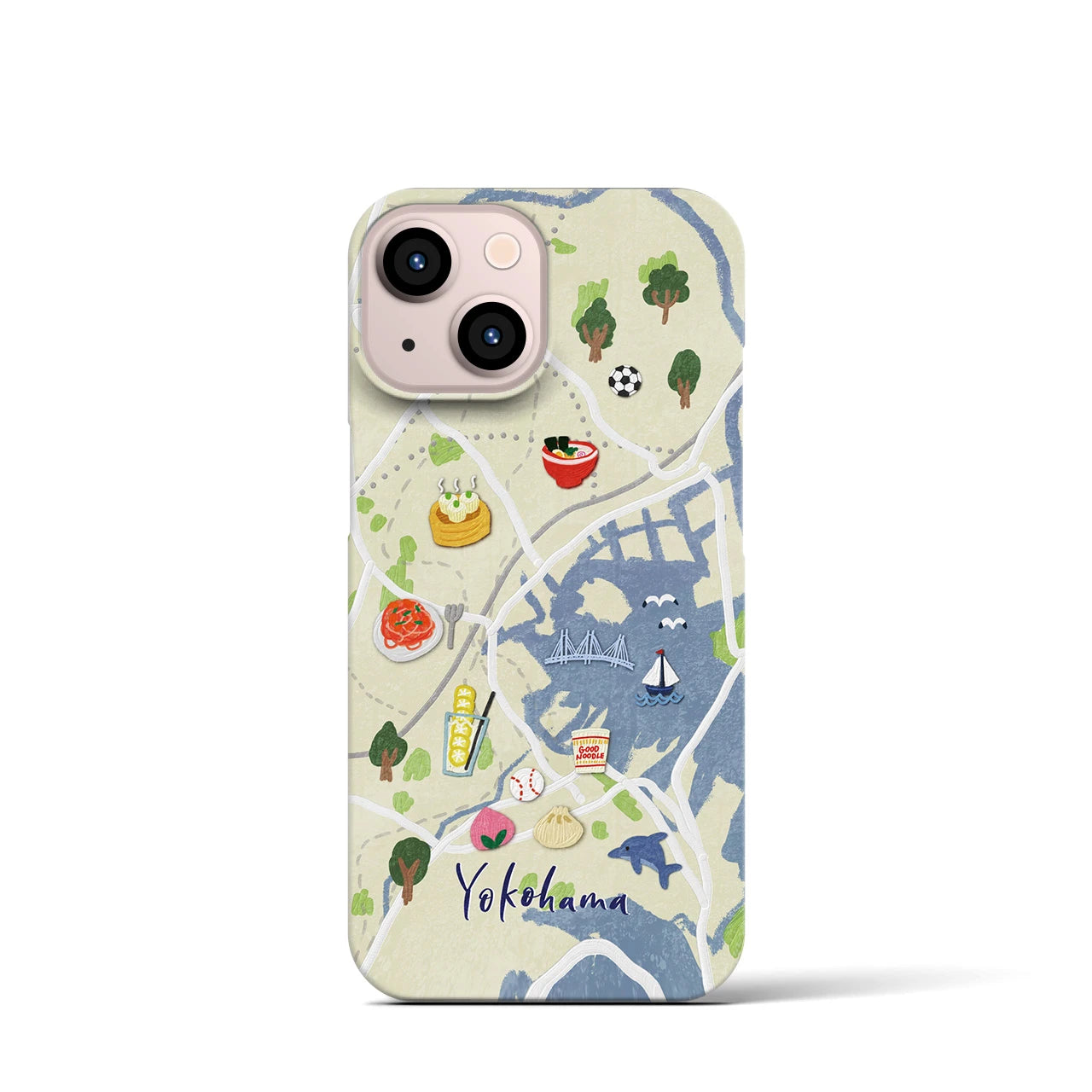 【横浜】Walk & Eat iPhoneケース(バックカバータイプ)