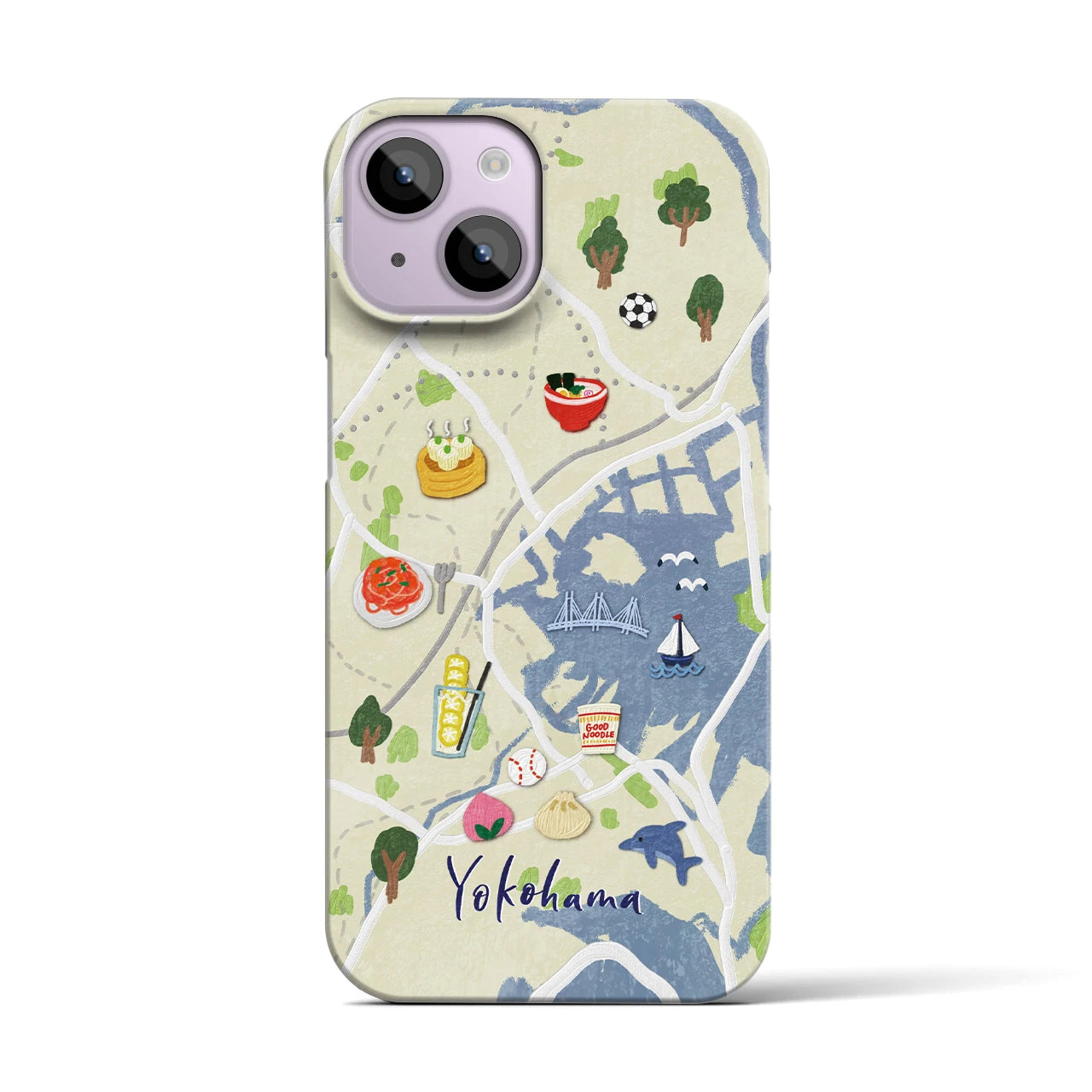 【横浜】Walk & Eat iPhoneケース(バックカバータイプ)