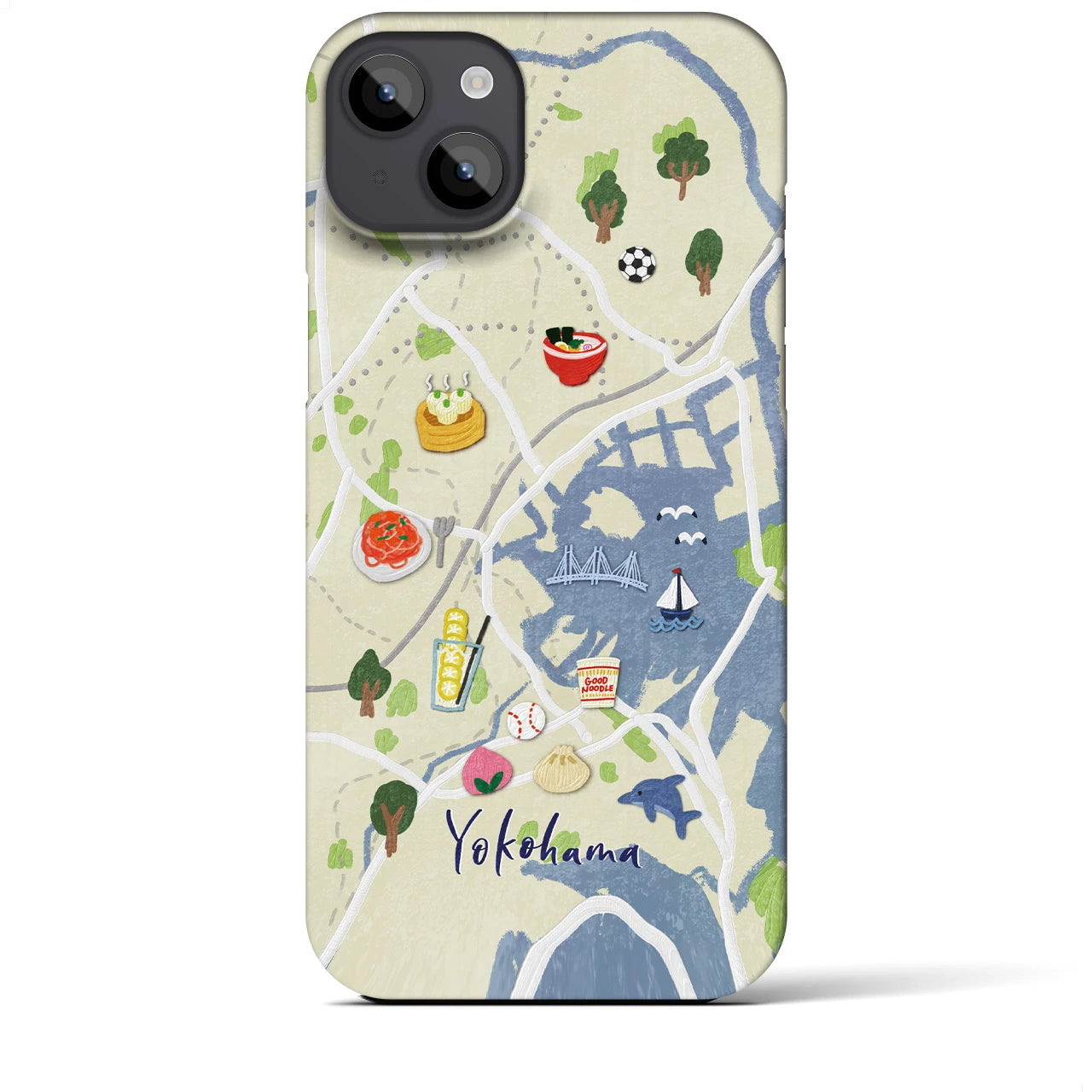 【横浜】Walk & Eat iPhoneケース(バックカバータイプ)