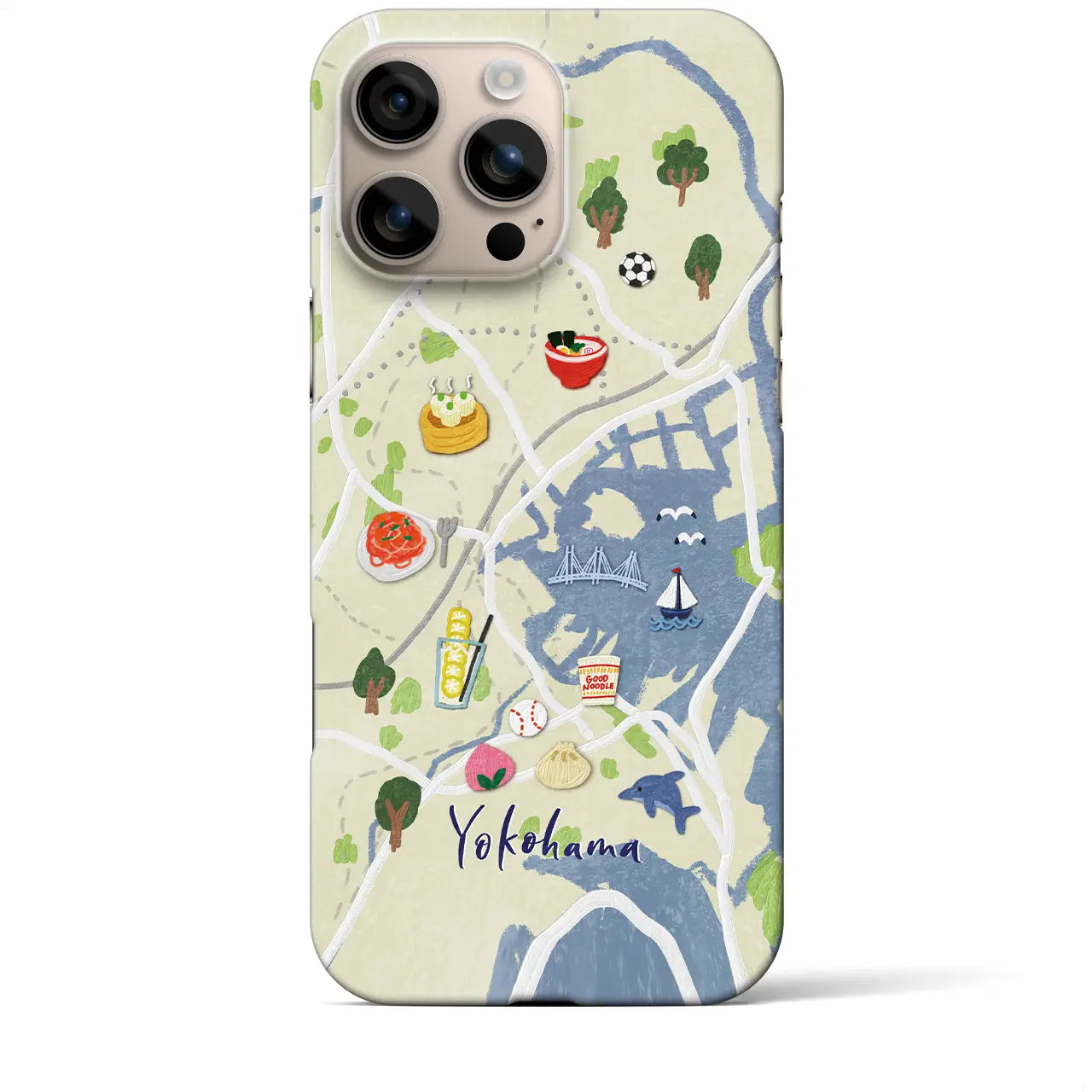 【横浜】Walk & Eat iPhoneケース(バックカバータイプ)