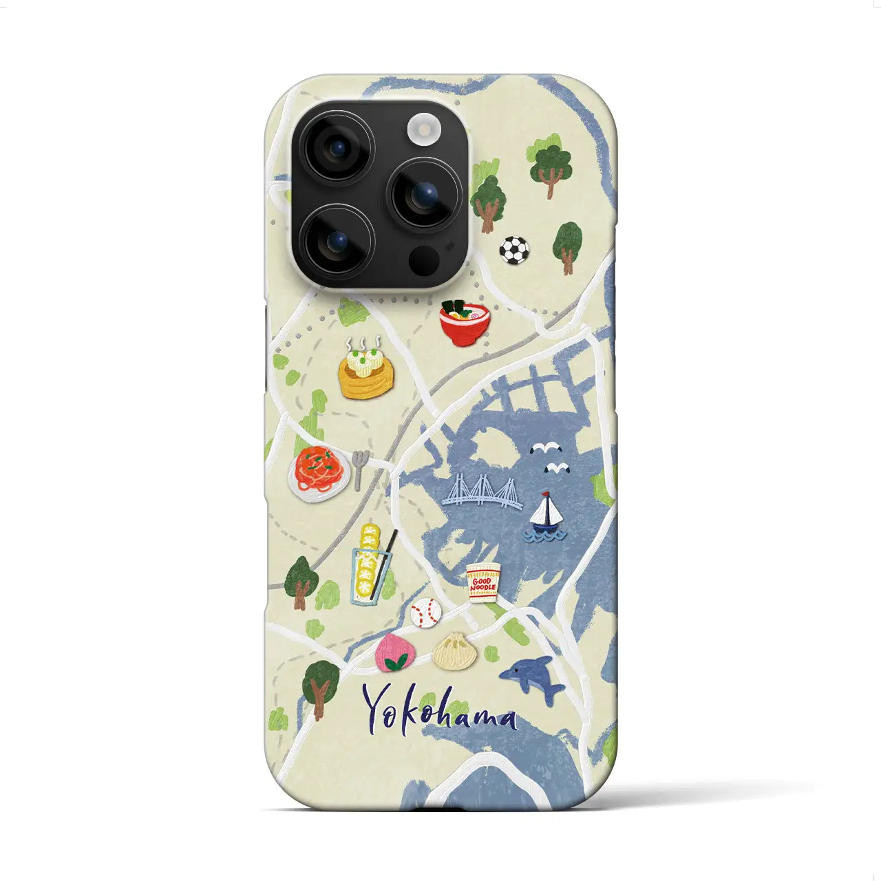 【横浜】Walk & Eat iPhoneケース(バックカバータイプ)
