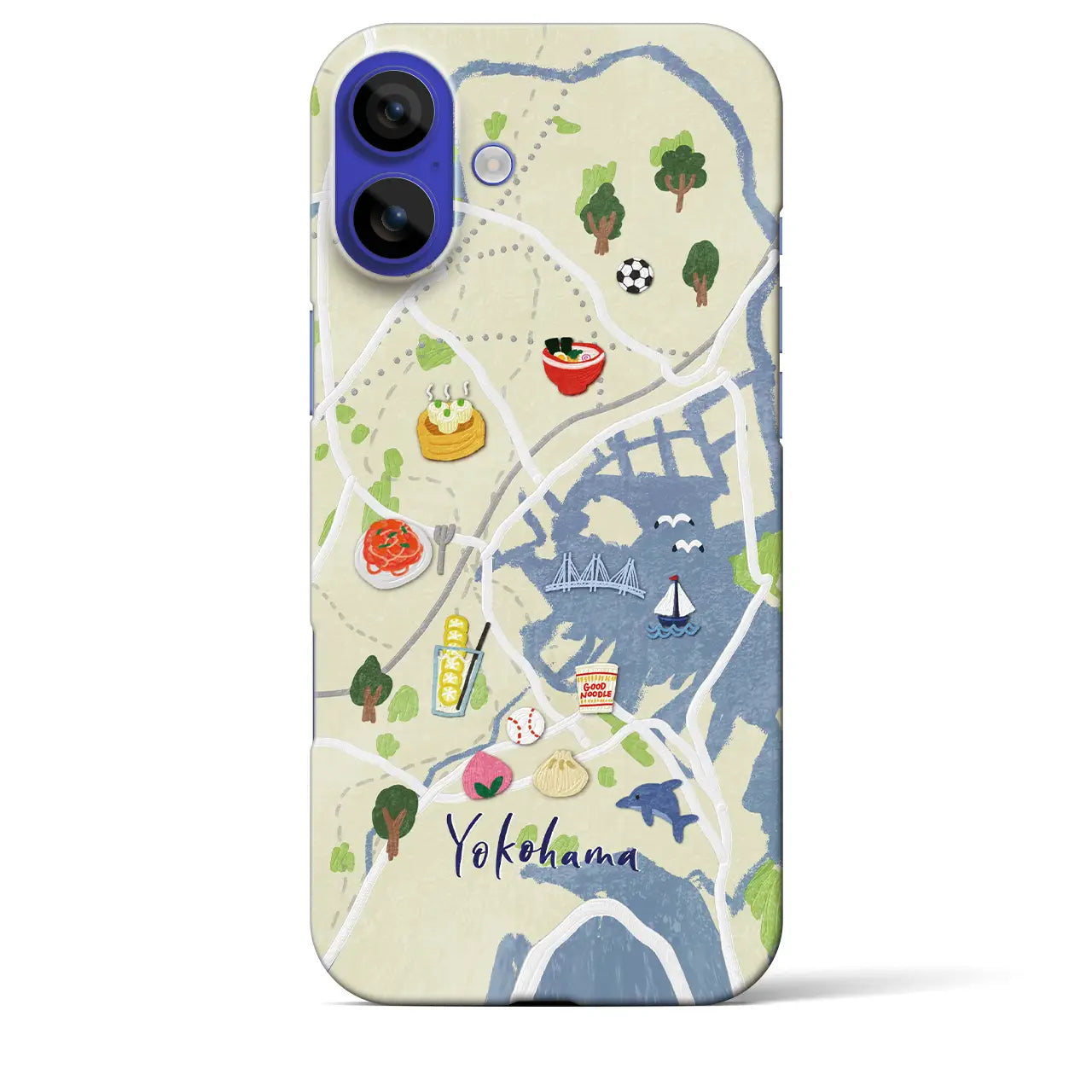 【横浜】Walk & Eat iPhoneケース(バックカバータイプ)