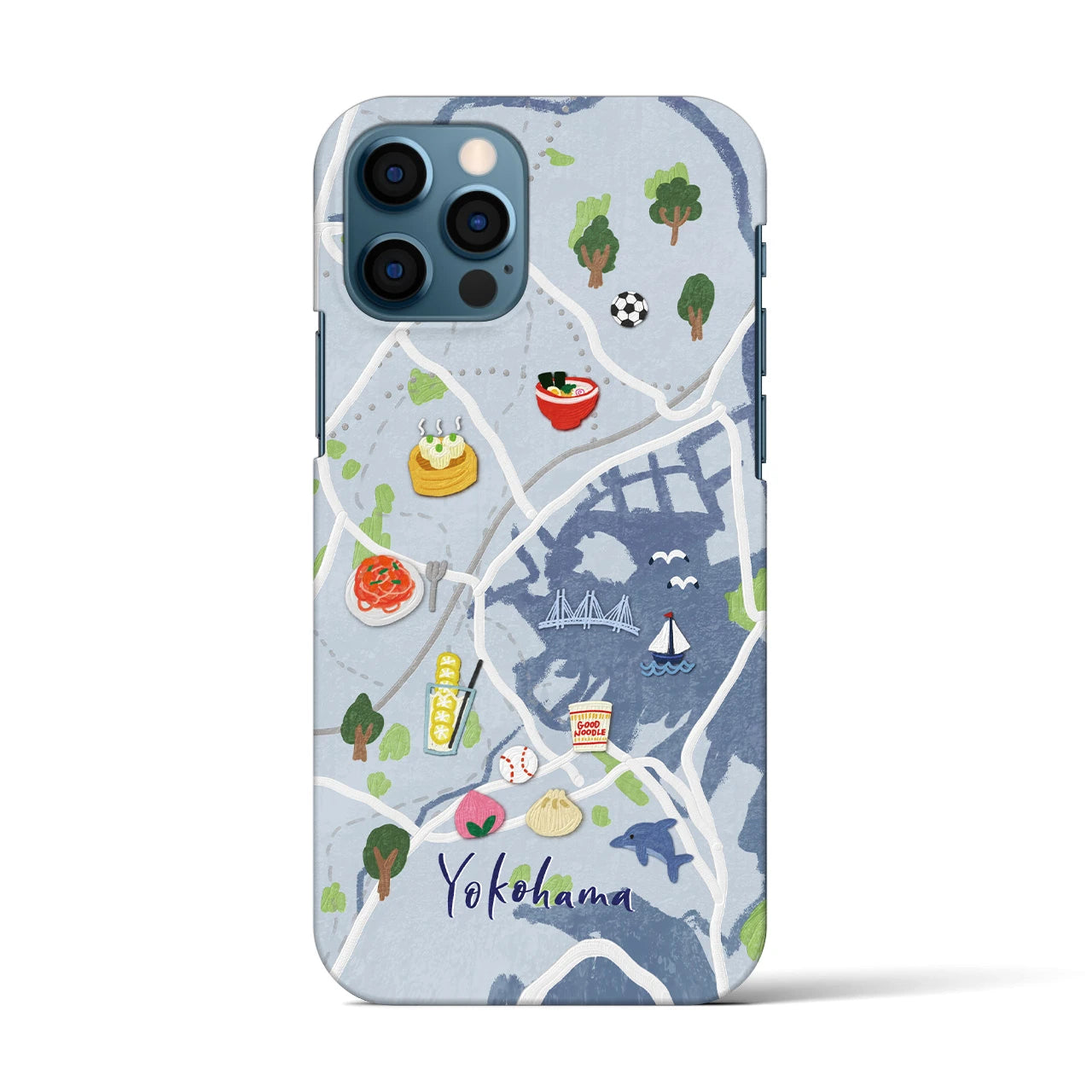 【横浜】Walk & Eat iPhoneケース(バックカバータイプ)