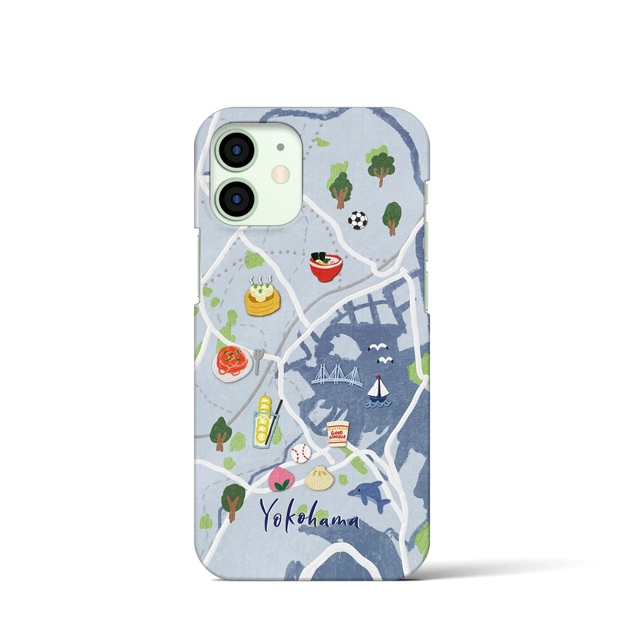 【横浜】Walk & Eat iPhoneケース(バックカバータイプ)