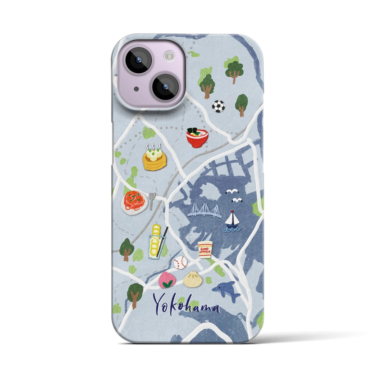 【横浜】Walk & Eat iPhoneケース(バックカバータイプ)