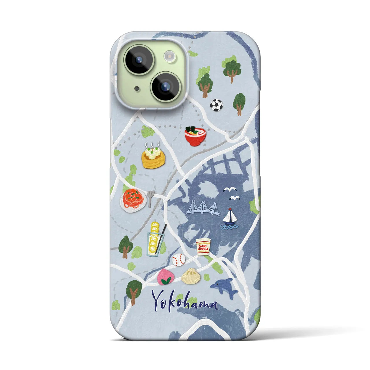 【横浜】Walk & Eat iPhoneケース(バックカバータイプ)