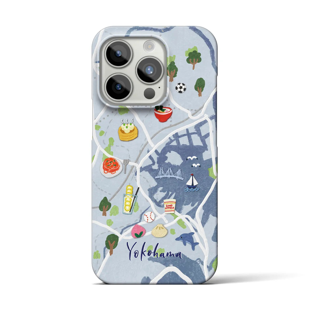【横浜】Walk & Eat iPhoneケース(バックカバータイプ)