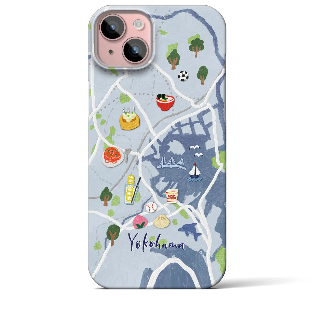 【横浜】Walk & Eat iPhoneケース(バックカバータイプ)