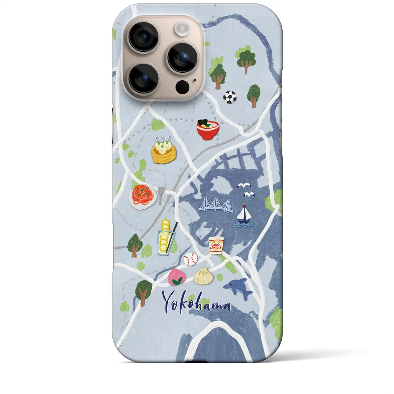 【横浜】Walk & Eat iPhoneケース(バックカバータイプ)