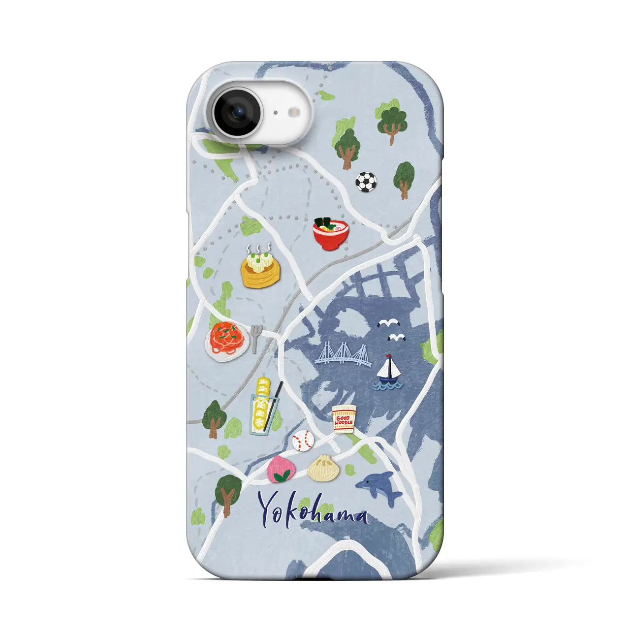 【横浜】Walk & Eat iPhoneケース(バックカバータイプ)