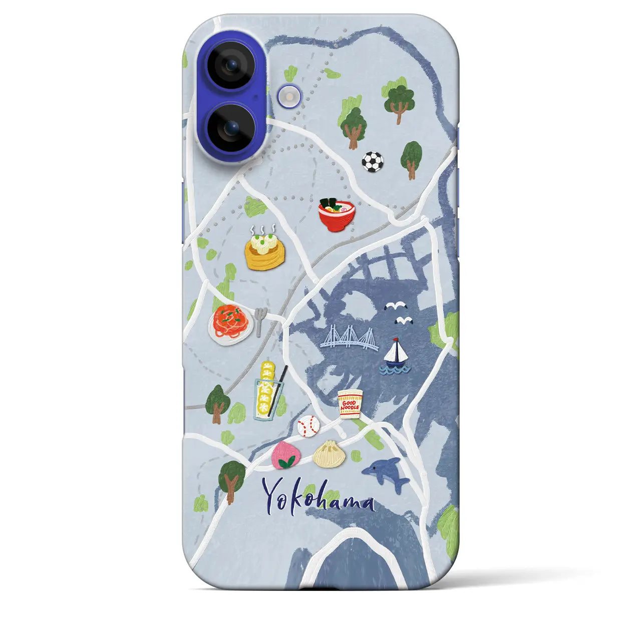 【横浜】Walk & Eat iPhoneケース(バックカバータイプ)