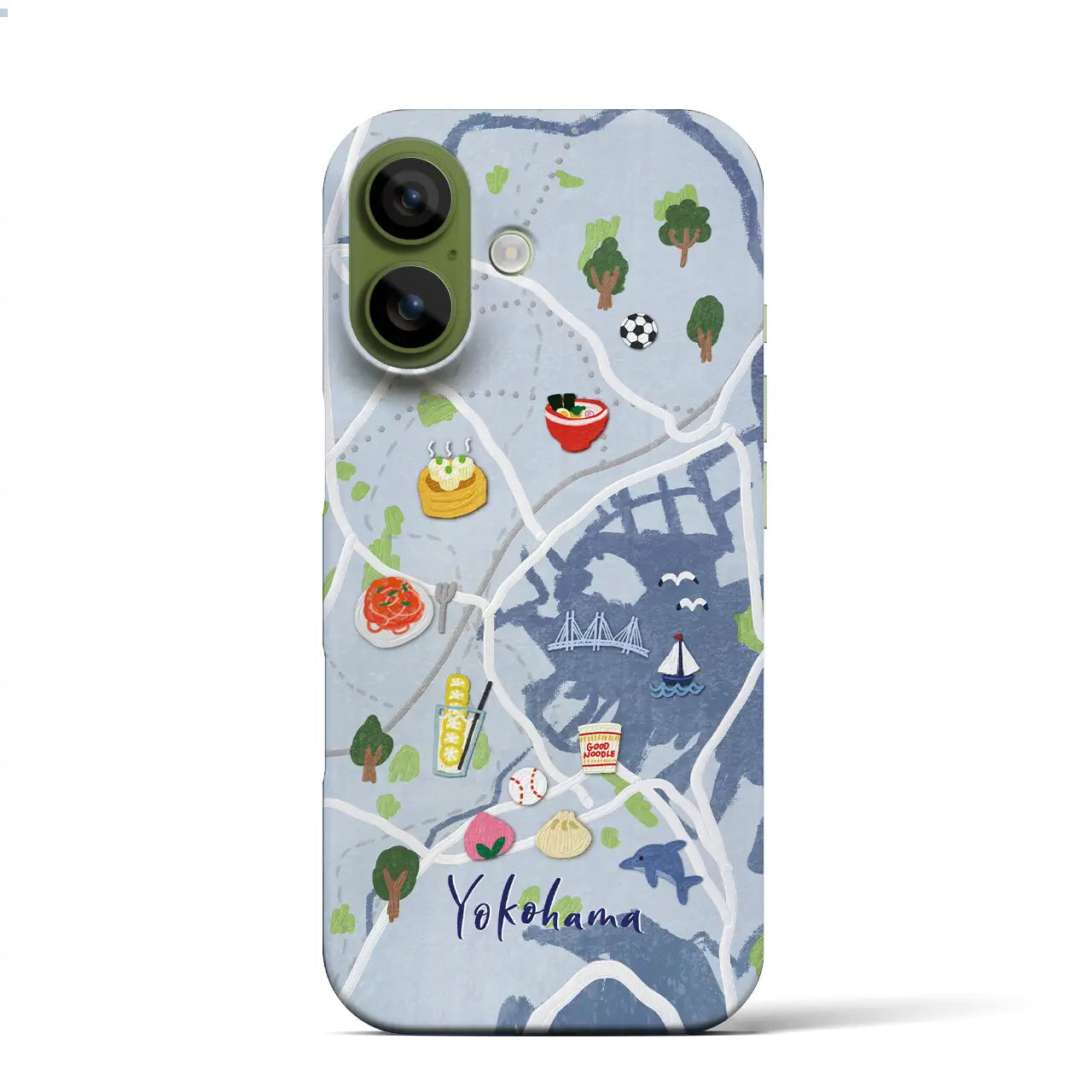 【横浜】Walk & Eat iPhoneケース(バックカバータイプ)