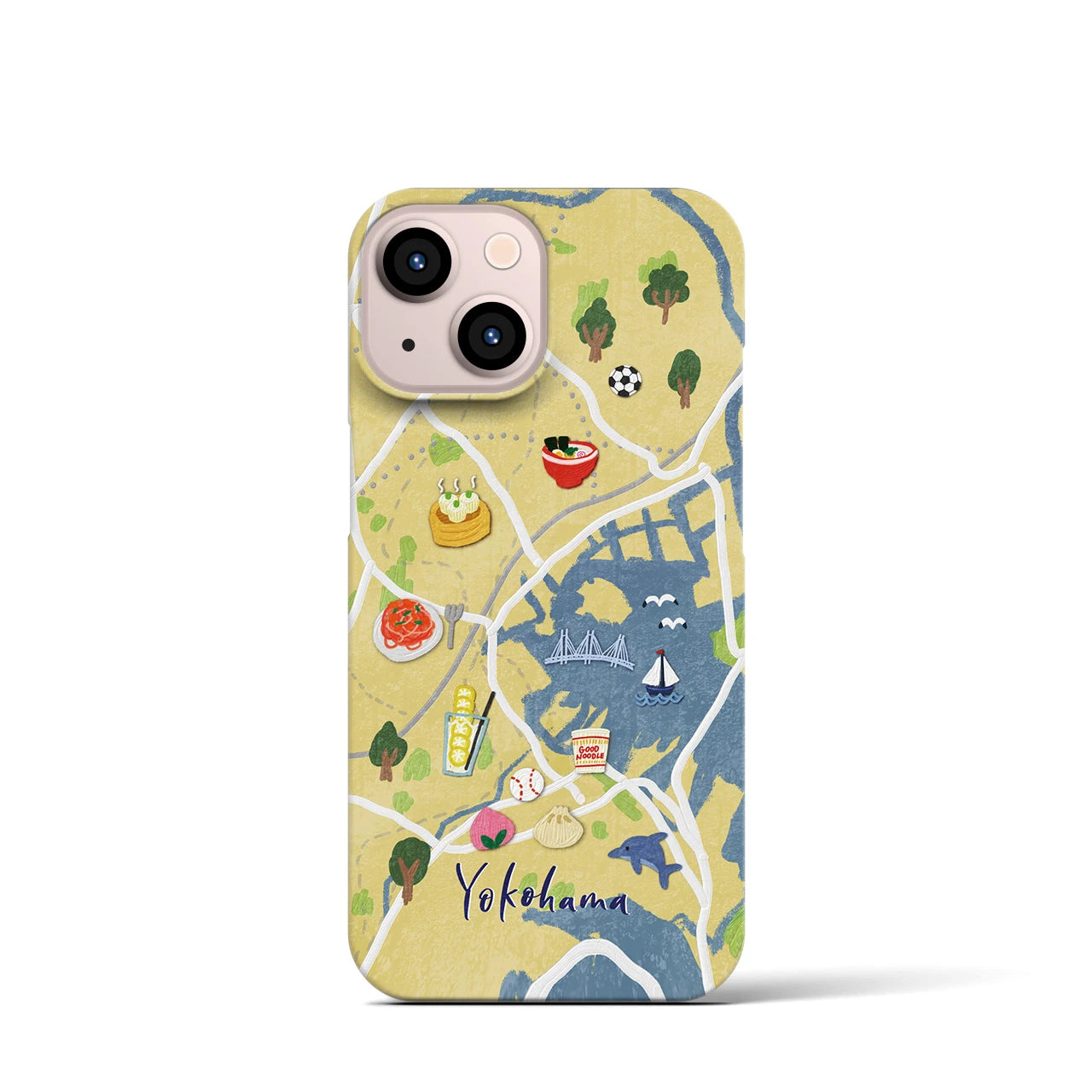 【横浜】Walk & Eat iPhoneケース(バックカバータイプ)