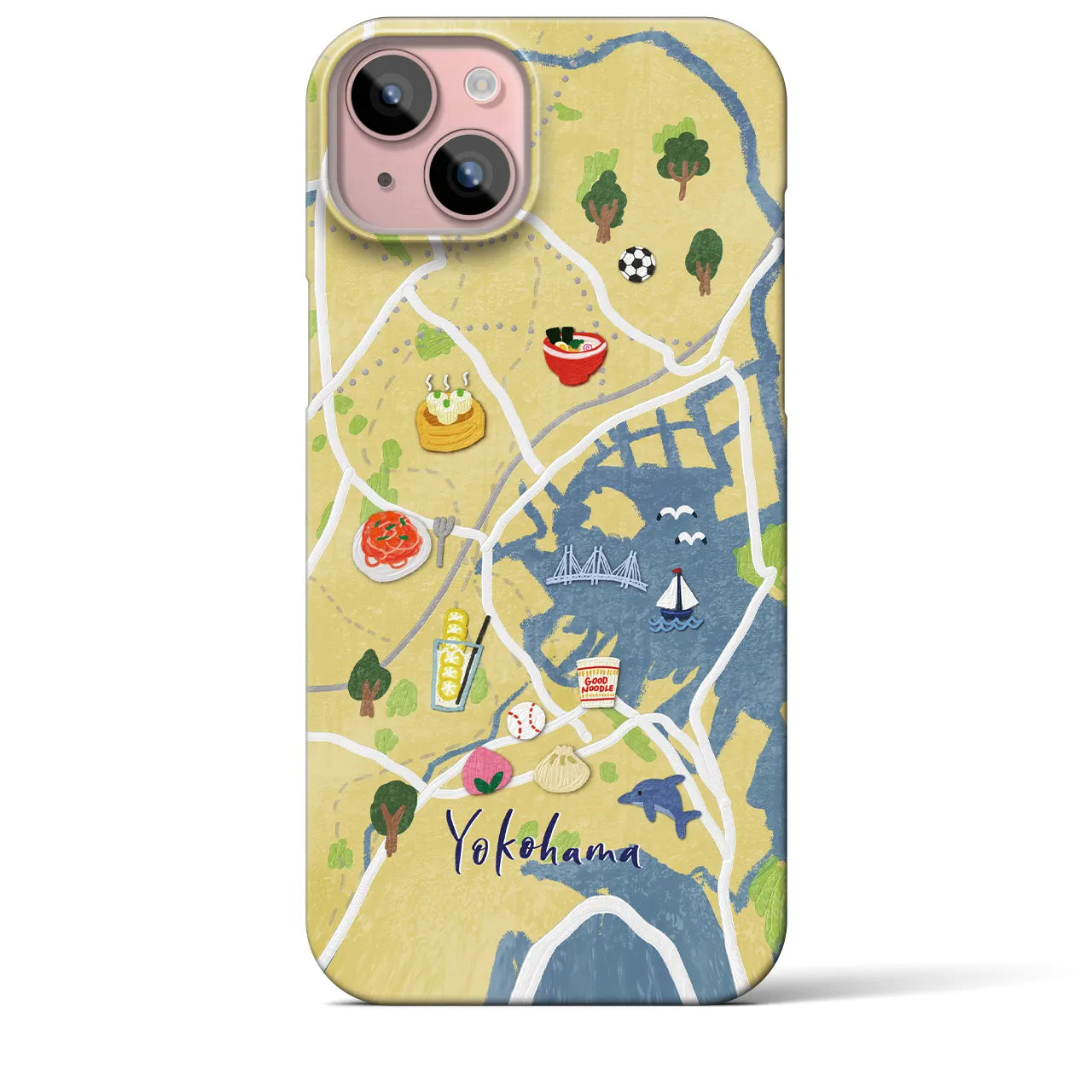 【横浜】Walk & Eat iPhoneケース(バックカバータイプ)