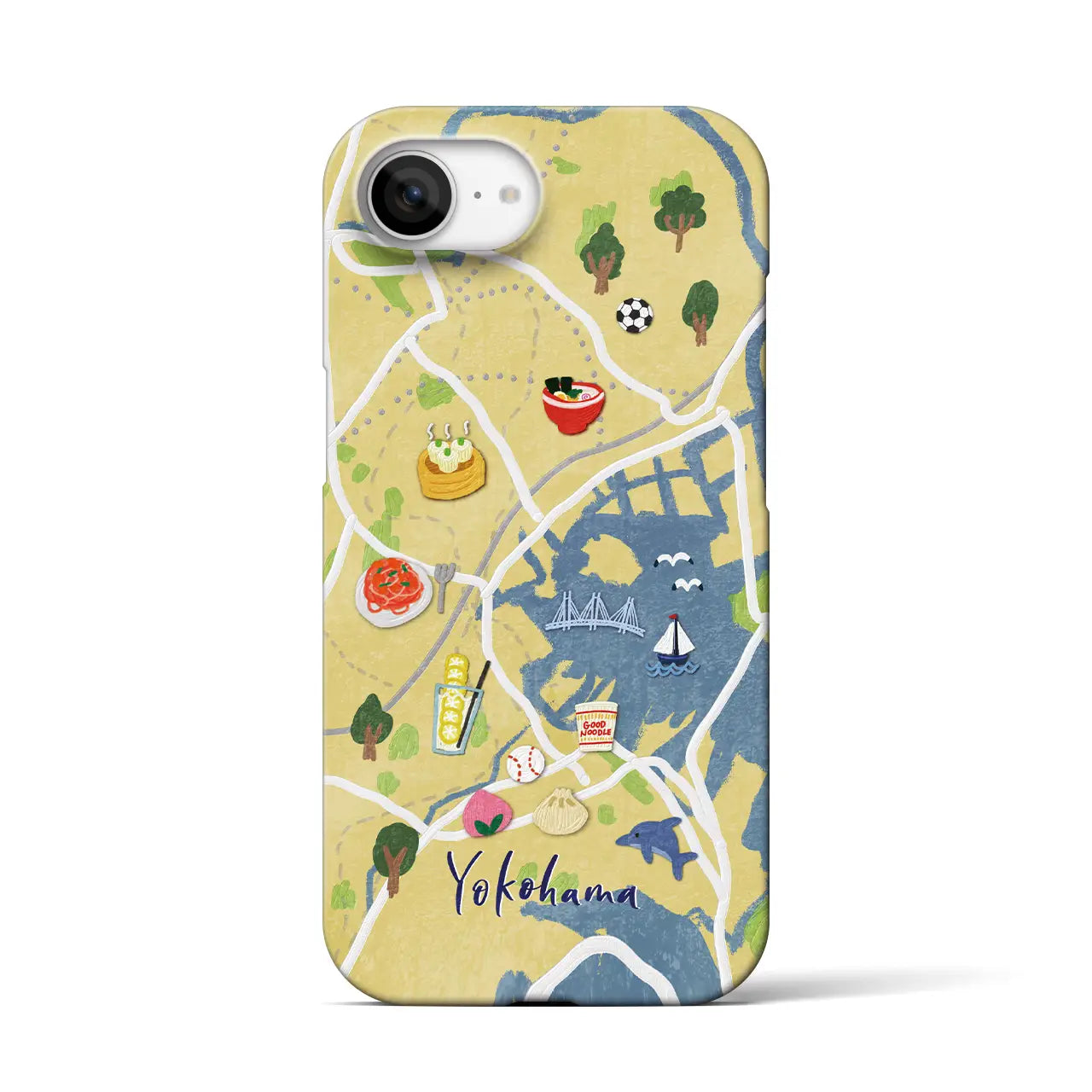 【横浜】Walk & Eat iPhoneケース(バックカバータイプ)