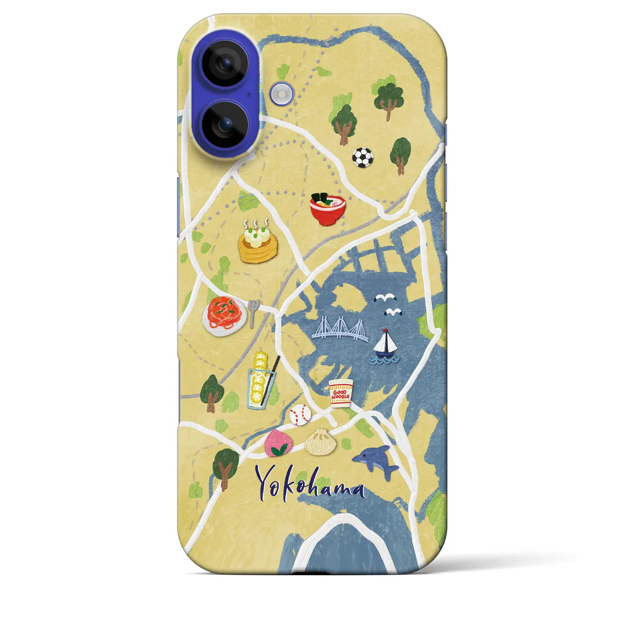 【横浜】Walk & Eat iPhoneケース(バックカバータイプ)
