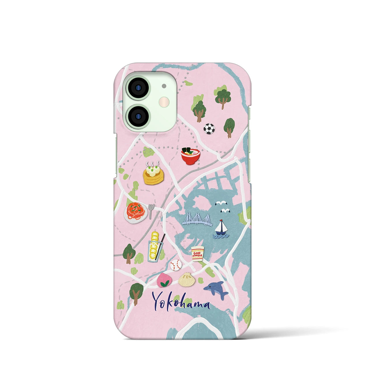 【横浜】Walk & Eat iPhoneケース(バックカバータイプ)