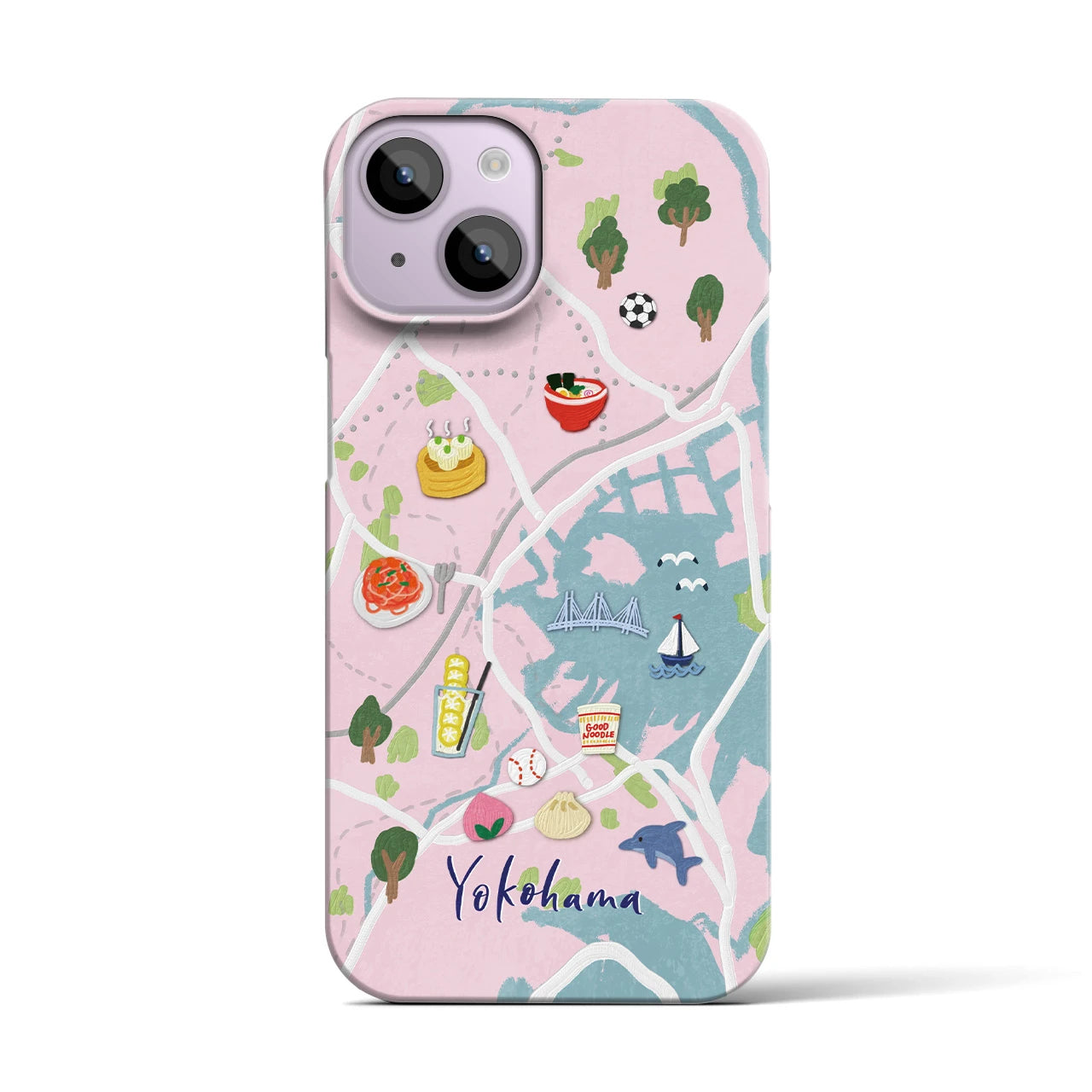 【横浜】Walk & Eat iPhoneケース(バックカバータイプ)