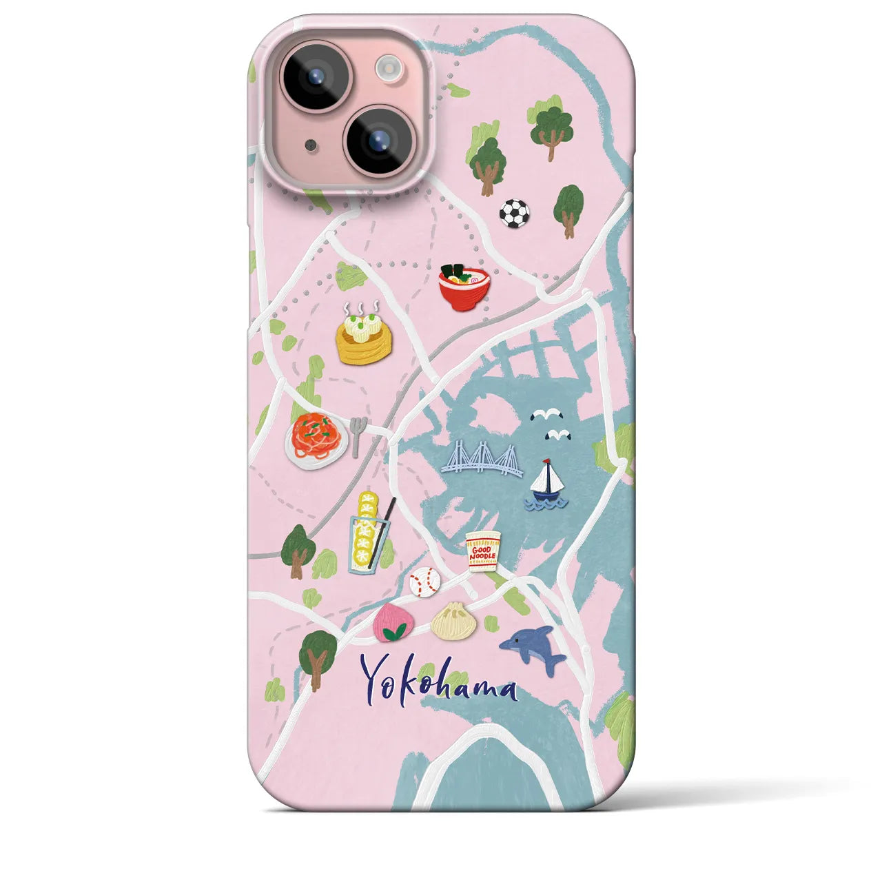 【横浜】Walk & Eat iPhoneケース(バックカバータイプ)