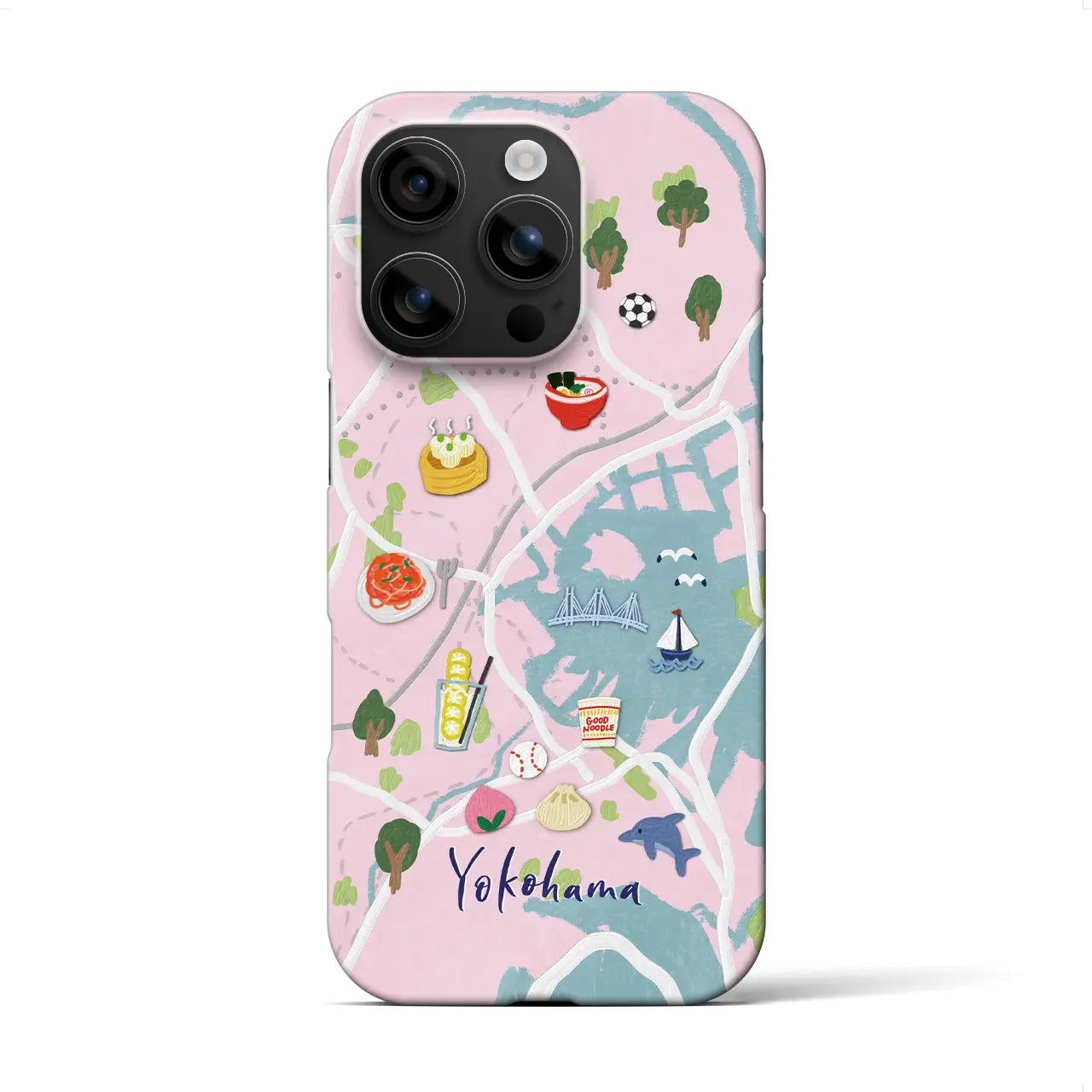 【横浜】Walk & Eat iPhoneケース(バックカバータイプ)