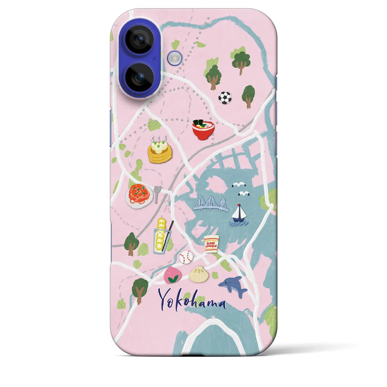 【横浜】Walk & Eat iPhoneケース(バックカバータイプ)