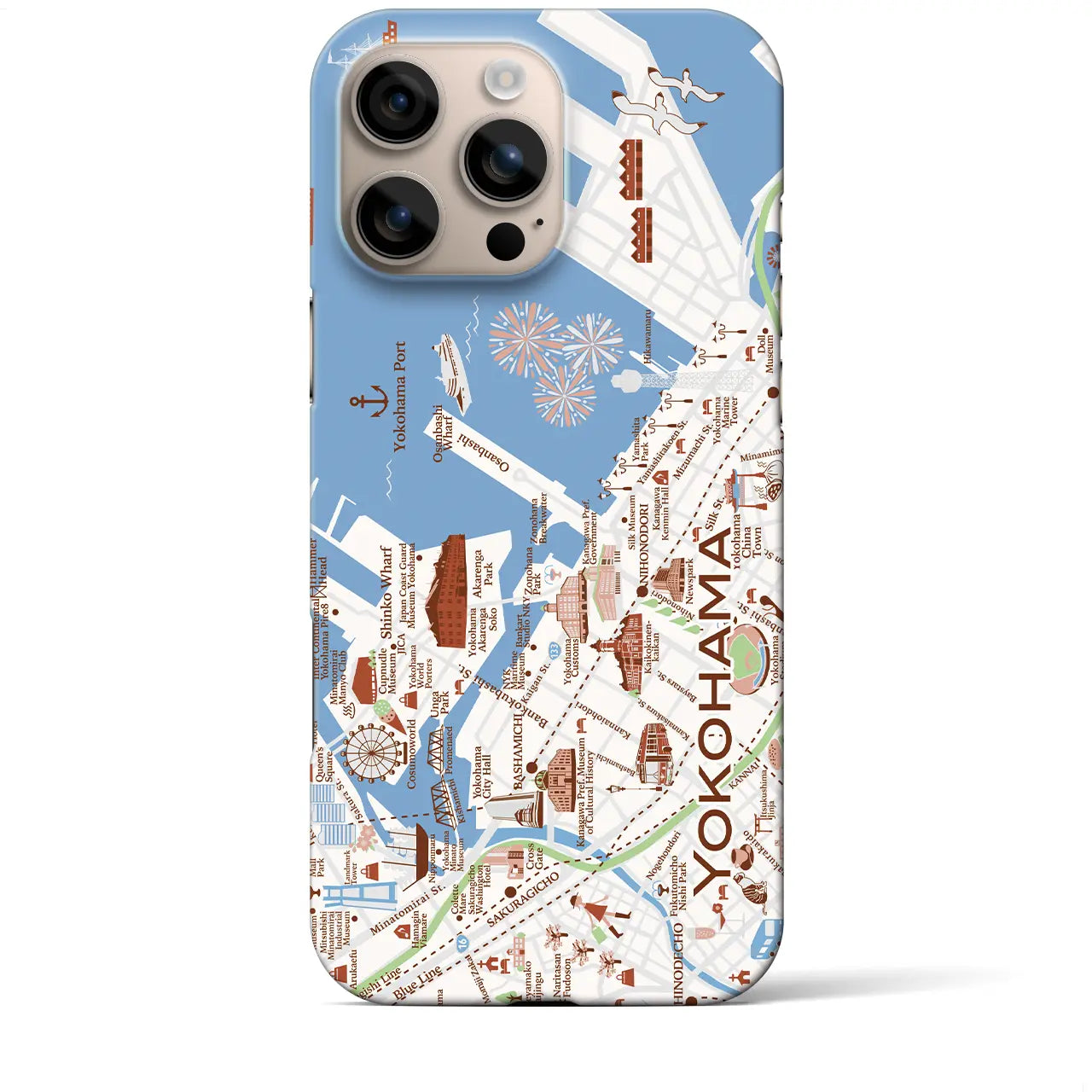 【横浜】イラストマップiPhoneケース(バックカバータイプ)