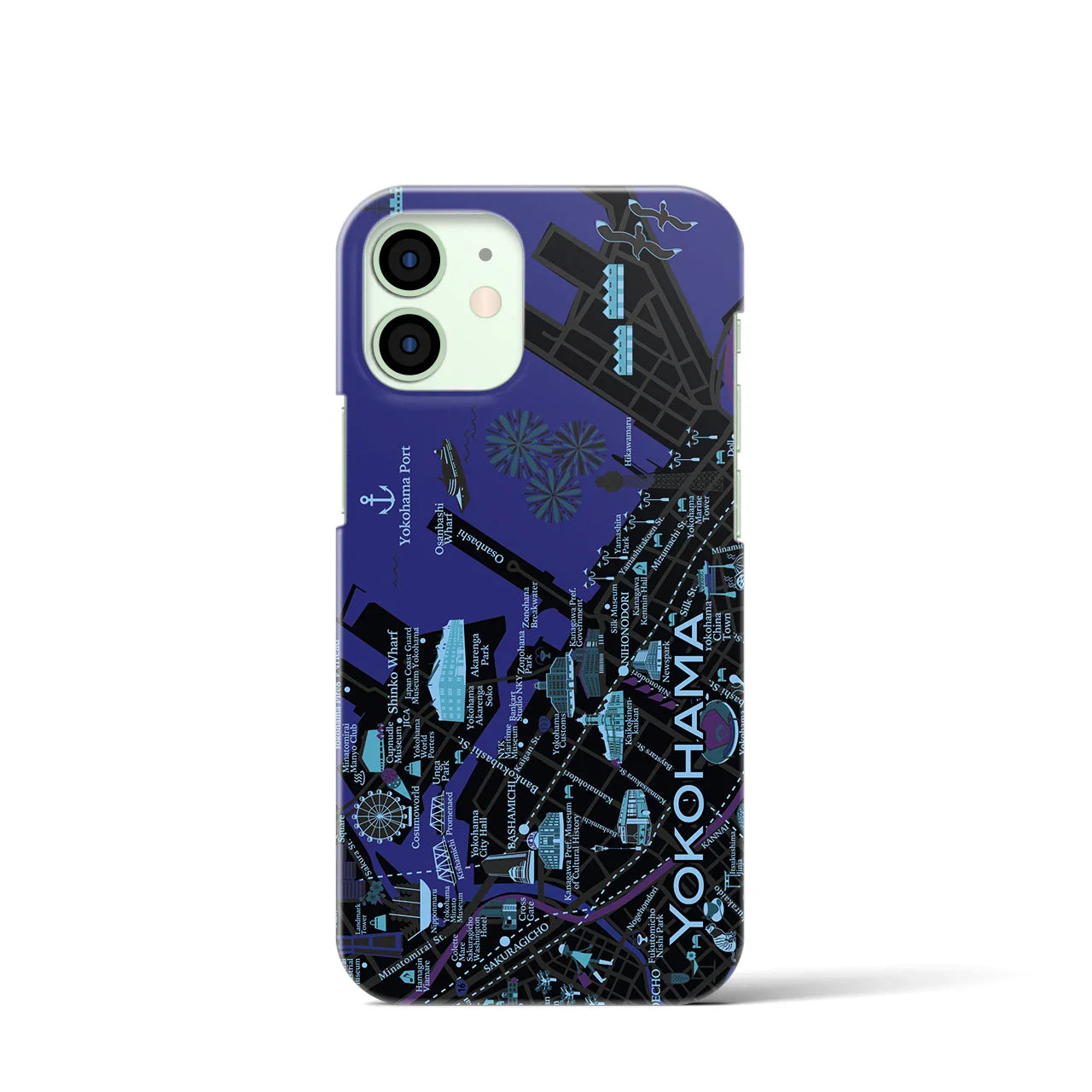 【横浜】イラストマップiPhoneケース(バックカバータイプ)