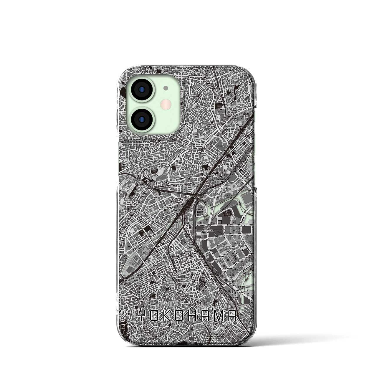【横浜2(神奈川県)】地図柄iPhoneケース(クリアタイプ)