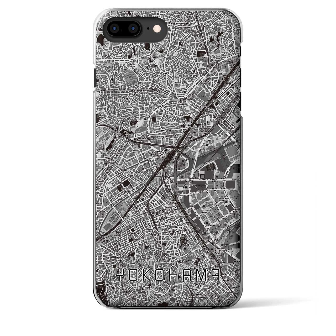 【横浜2(神奈川県)】地図柄iPhoneケース(クリアタイプ)