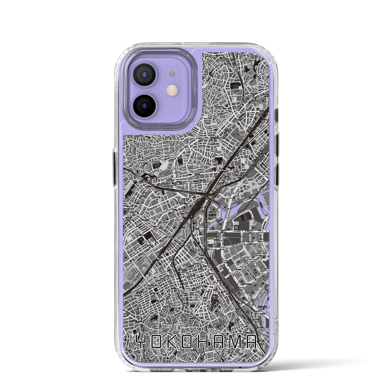 【横浜2(神奈川県)】地図柄iPhoneケース(MagSafeタイプ)