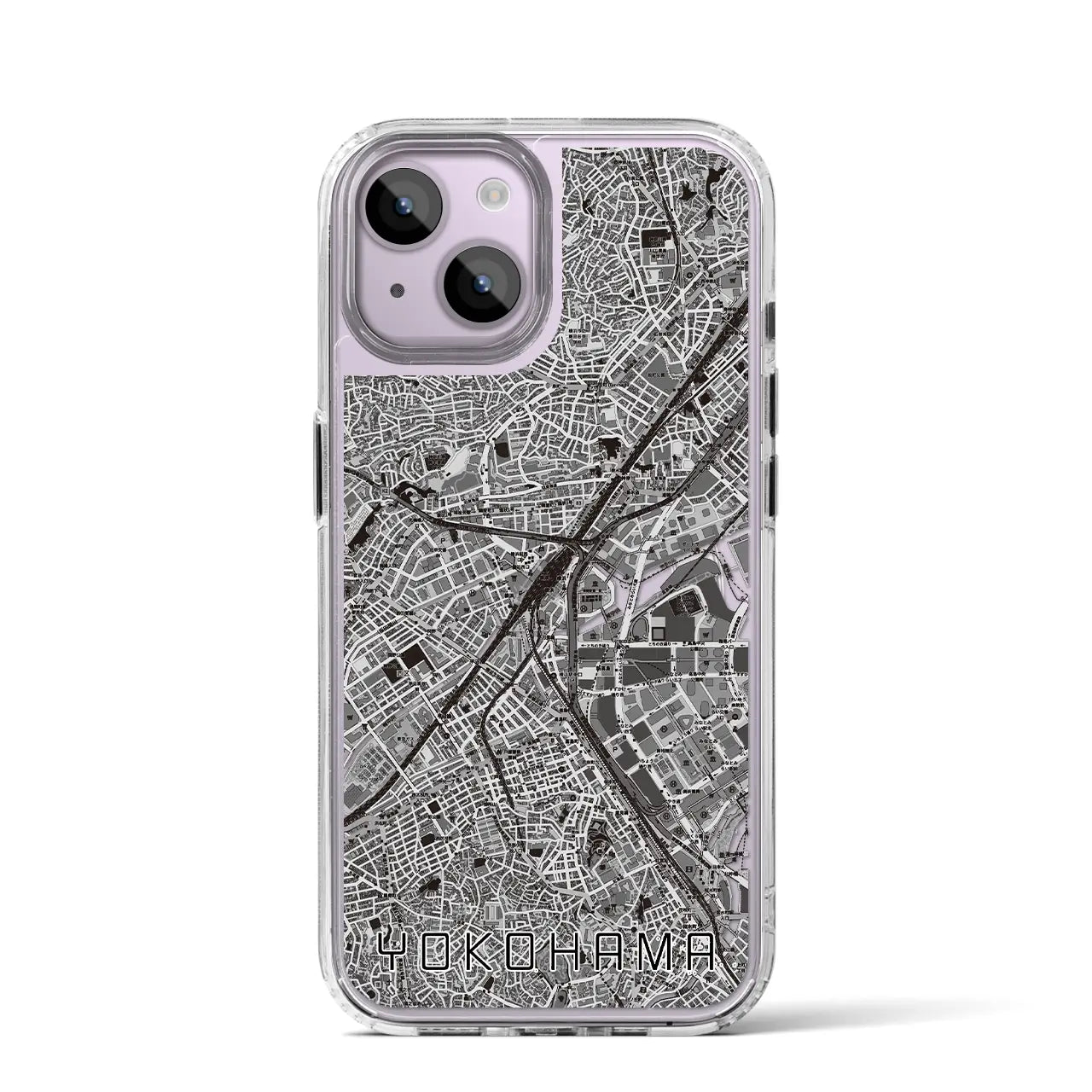 【横浜2(神奈川県)】地図柄iPhoneケース(MagSafeタイプ)