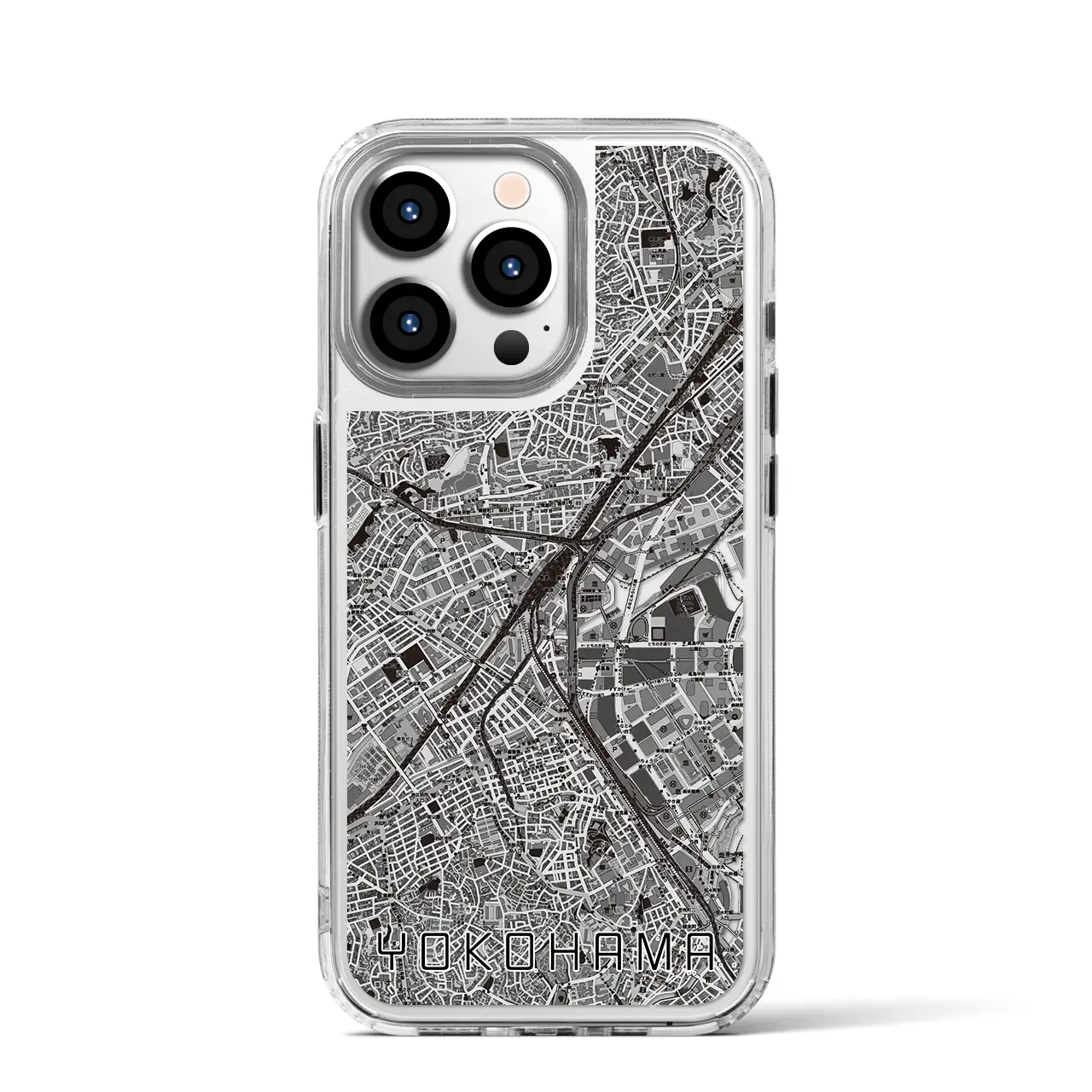 【横浜2(神奈川県)】地図柄iPhoneケース(MagSafeタイプ)