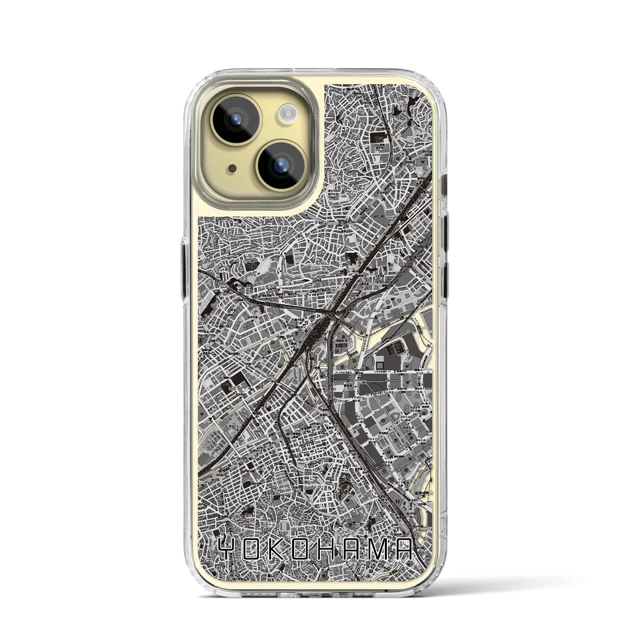 【横浜2(神奈川県)】地図柄iPhoneケース(MagSafeタイプ)