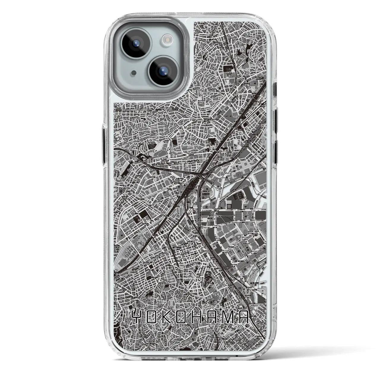 【横浜2(神奈川県)】地図柄iPhoneケース(MagSafeタイプ)