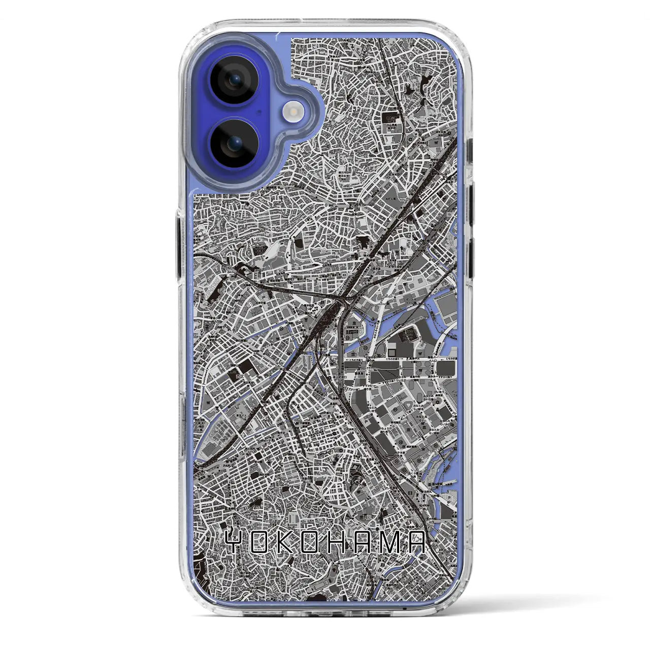 【横浜2(神奈川県)】地図柄iPhoneケース(MagSafeタイプ)