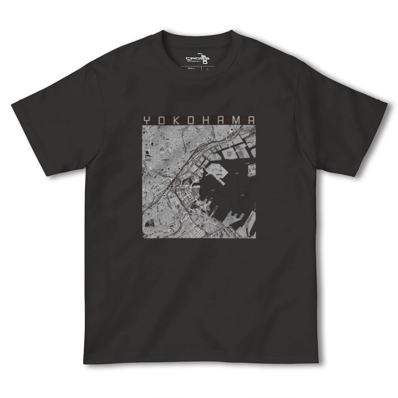 【横浜3(神奈川県)】地図柄ヘビーウェイトTシャツ