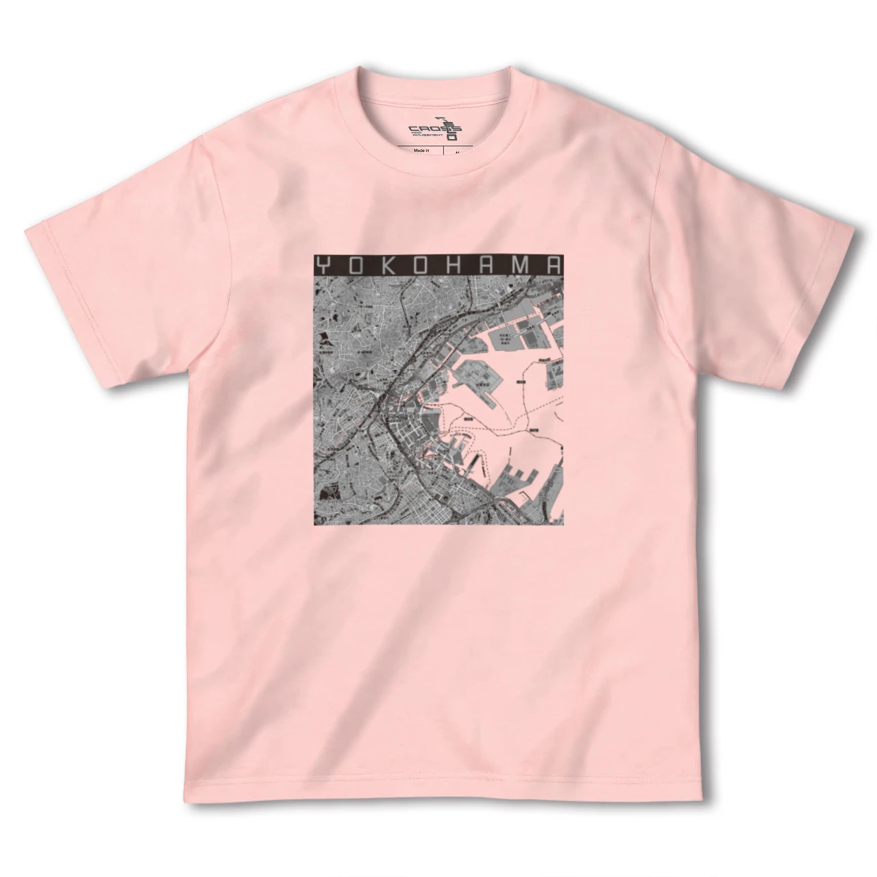 【横浜3(神奈川県)】地図柄ヘビーウェイトTシャツ