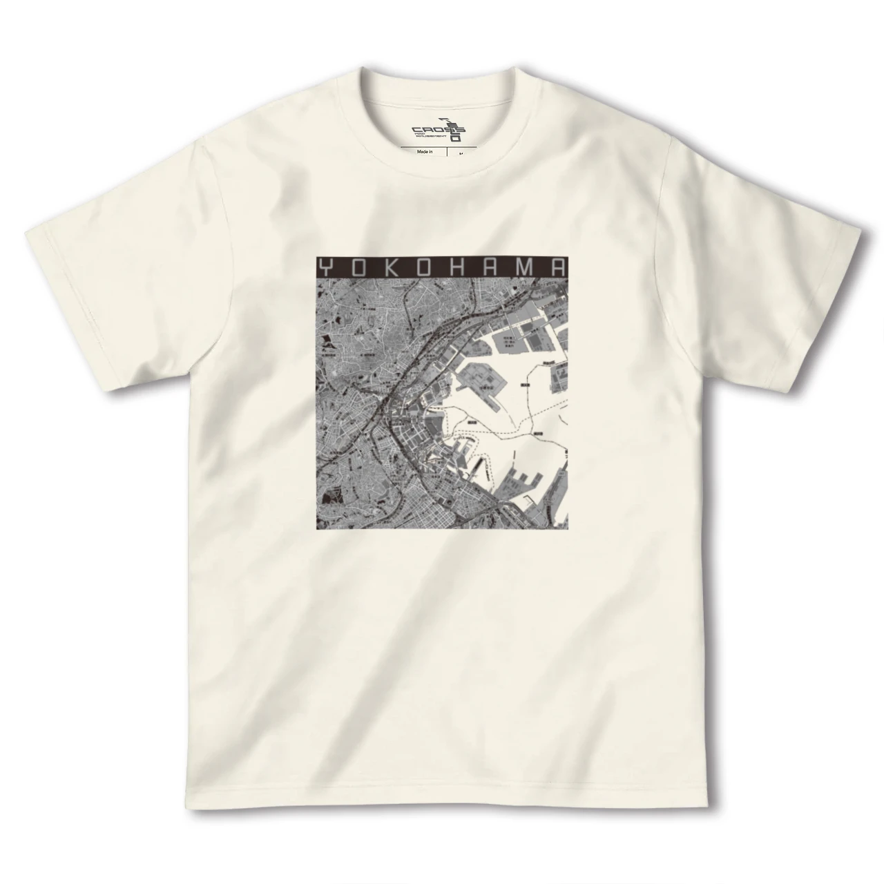 【横浜3(神奈川県)】地図柄ヘビーウェイトTシャツ