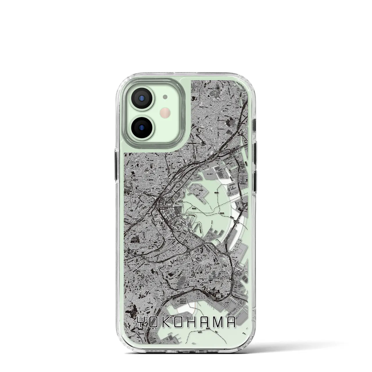 【横浜(神奈川県)】地図柄iPhoneケース(MagSafeタイプ)