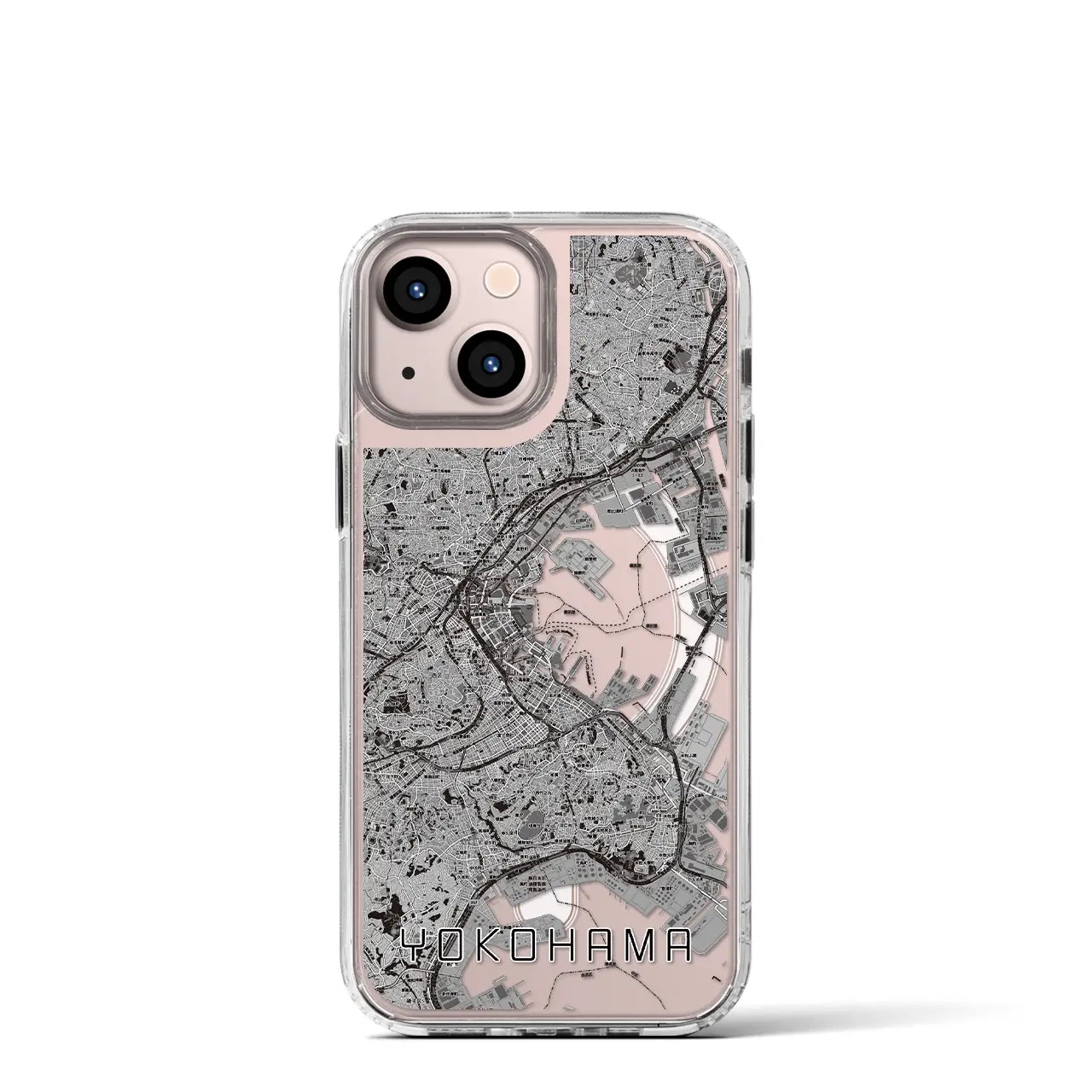 【横浜(神奈川県)】地図柄iPhoneケース(MagSafeタイプ)